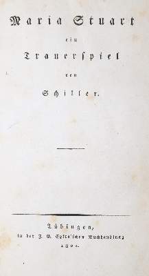 Bild Nr.1: 143-1463 Schiller,F.v.: (Literatur und illustrierte Bücher bis 19.Jahrhundert)