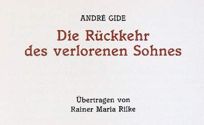 Bild Nr.1: 143-1588 Gide,A.: (Literatur und illustrierte Bücher 20.Jahrhundert - Alte Literatur in modernen Ausgaben)