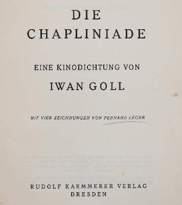 Bild Nr.2: 143-1595 Goll,I.: (Literatur und illustrierte Bücher 20.Jahrhundert - Alte Literatur in modernen Ausgaben)