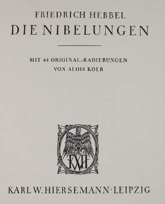 Bild Nr.1: 143-1612 Hebbel,F.: (Literatur und illustrierte Bücher 20.Jahrhundert - Alte Literatur in modernen Ausgaben)