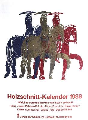 Bild Nr.2: 143-1623 Holzschnitt-Kalender.: (Literatur und illustrierte Bücher 20.Jahrhundert - Alte Literatur in modernen Ausgaben)
