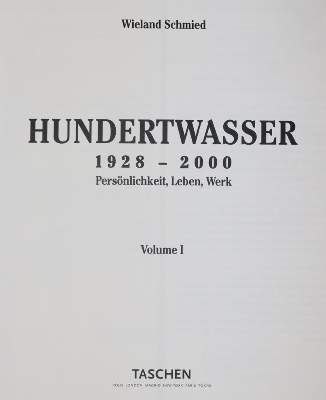 Bild Nr.1: 143-1625 Hundertwasser.: (Literatur und illustrierte Bücher 20.Jahrhundert - Alte Literatur in modernen Ausgaben)