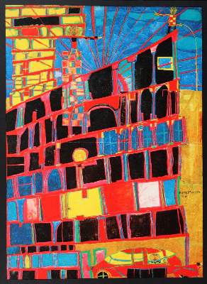 Bild Nr.4: 143-1625 Hundertwasser.: (Literatur und illustrierte Bücher 20.Jahrhundert - Alte Literatur in modernen Ausgaben)