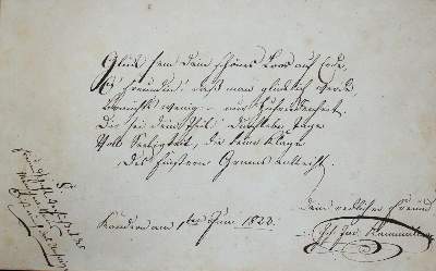 Bild Nr.6: 143-163 Markgräflerland.: (Handschriften, Stammbücher)