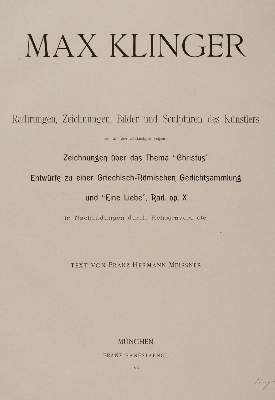 Bild Nr.1: 143-1642 Meissner,Fr.H.: (Klinger)