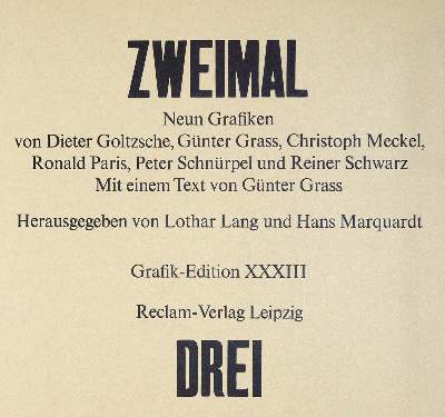 Bild Nr.1: 143-1655 Lang,L. u. H.Marquardt (Hrsg.).: (Literatur und illustrierte Bücher 20.Jahrhundert - Alte Literatur in modernen Ausgaben)