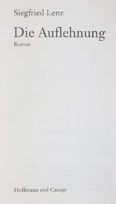 Bild Nr.1: 143-1666 Lenz,S.: (Literatur und illustrierte Bücher 20.Jahrhundert - Alte Literatur in modernen Ausgaben)