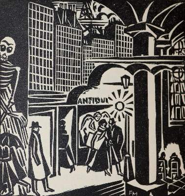 Bild Nr.3: 143-1678 Masereel,F.: (Literatur und illustrierte Bücher 20.Jahrhundert - Alte Literatur in modernen Ausgaben)