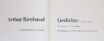 Bild Nr.2: 143-1686 Rimbaud,A.: (Naumann)