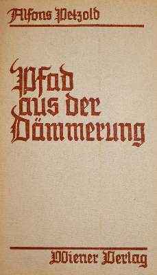 Bild Nr.2: 143-1697 Petzold,A.: (Literatur und illustrierte Bücher 20.Jahrhundert - Alte Literatur in modernen Ausgaben)