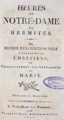Bild Nr.1: 143-173 Heures de Notre-Dame: (Alte Drucke, Handschriften und Theologie)