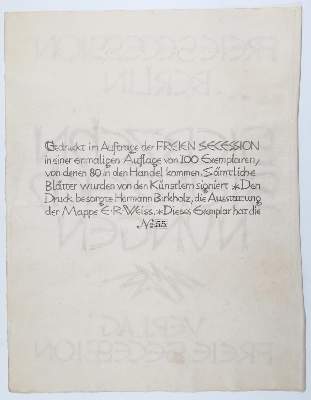Bild Nr.16: 143-1737 Siebzehn Steinzeichnungen.: (Literatur und illustrierte Bücher 20.Jahrhundert - Alte Literatur in modernen Ausgaben)
