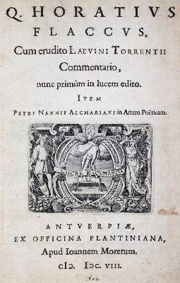 Bild Nr.1: 143-176 Horatius Flaccus,Q.: (Alte Drucke, Handschriften und Theologie)