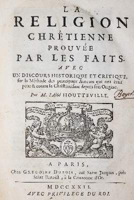 Bild Nr.1: 143-177 Houtteville,(C.F.A.).: (Alte Drucke, Handschriften und Theologie)