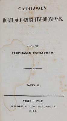 Bild Nr.1: 143-1784 Endlicher,S.: (Botanik)