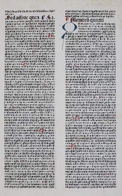 Bild Nr.1: 143-179 Inkunabelblätter.: (Inkunabeln)