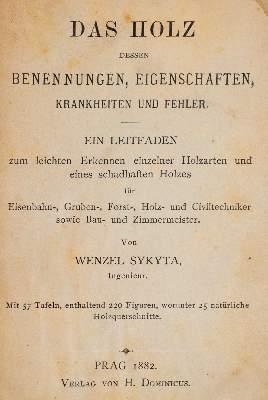 Bild Nr.1: 143-1790 Sykyta,W.: (Botanik, Holz)