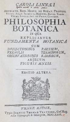 Bild Nr.1: 143-1794 Linné,C.v.: (Botanik)