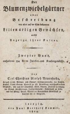 Bild Nr.1: 143-1804 Neuenhahn,C.C.A.: (Botanik)