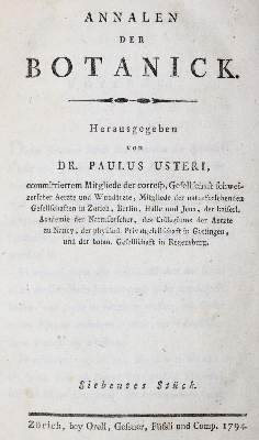 Bild Nr.1: 143-1814 Uster,P. (Hrsg.).: (Botanik)