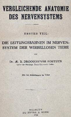 Bild Nr.1: 143-1828 Droogleever Fortuyn,A.B. u. C.U.Ariens Kappers.: (Medizin)