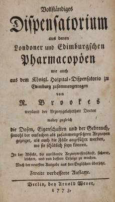 Bild Nr.1: 143-1849 Brookes,R.: (Medizin, Pharmazie)