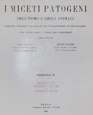 Bild Nr.1: 143-1851 Pollacci,G. u. A.Nannizzi.: (Medizin)