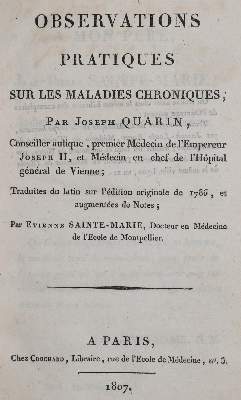 Bild Nr.1: 143-1853 Quarin,J.: (Medizin)