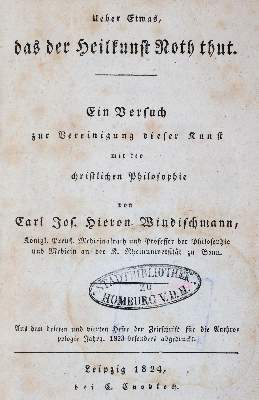 Bild Nr.1: 143-1857 Windischmann,C.J.H.: (Medizin)