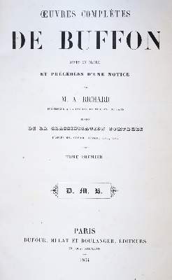 Bild Nr.3: 143-1867 Buffon,(G.L.L.de).: (Zoologie)