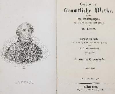 Bild Nr.1: 143-1868 Buffon,(G.L.L.de).: (Zoologie)