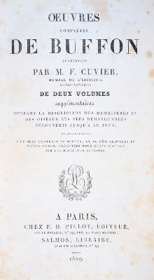 Bild Nr.1: 143-1869 Buffon,(G.L.L.)de; F.Cuvier u. B.G.E.Lacepede de la Ville.: (Zoologie)