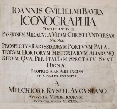 Bild Nr.3: 143-19 Baur,J.W.: (Alte Drucke, Handschriften und Theologie)