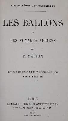 Bild Nr.5: 143-1933 Marion,F.: (Verschiedene Gebiete - Varia, Aeronautik, Ballonica)