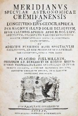 Bild Nr.1: 143-1942 Fixlmillner,P.: (Verschiedene Gebiete - Varia, Astronomie)