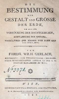 Bild Nr.1: 143-1943 Gerlach,F.W.: (Verschiedene Gebiete - Varia, Astronomie)