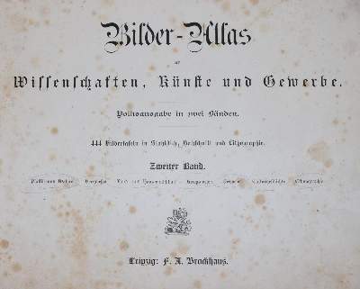 Bild Nr.1: 143-1953 Bilder-Atlas.: (Verschiedene Gebiete - Varia)
