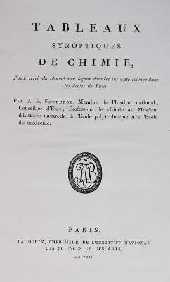 Bild Nr.1: 143-1957 Fourcroy,A.F.: (Verschiedene Gebiete - Varia, Chemie)