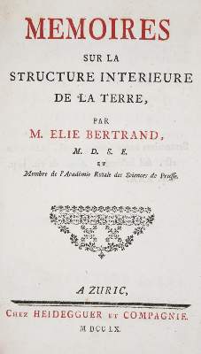 Bild Nr.1: 143-1986 Bertrand,E.: (Verschiedene Gebiete - Varia, Geologie - Mineralogie u. Paläontologie, Erdbeben)