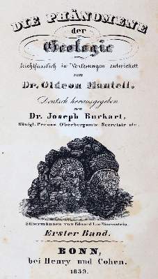 Bild Nr.1: 143-1993 Mantell,G.: (Verschiedene Gebiete - Varia, Geologie - Mineralogie u. Paläontologie)