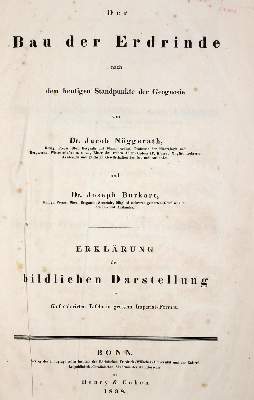 Bild Nr.1: 143-1997 Nöggerath,J. u. J.Burkart.: (Verschiedene Gebiete - Varia, Geologie - Mineralogie u. Paläontologie)