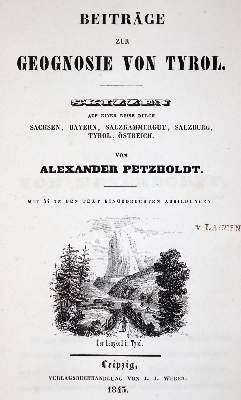 Bild Nr.1: 143-1998 Petzholdt,A.: (Verschiedene Gebiete - Varia, Geologie - Mineralogie u. Paläontologie)