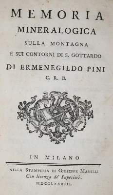 Bild Nr.1: 143-1999 Pini,E.: (Verschiedene Gebiete - Varia, Geologie - Mineralogie u. Paläontologie)