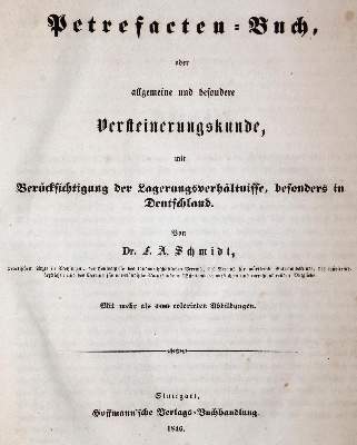 Bild Nr.1: 143-2002 Schmidt,F.A.: (Verschiedene Gebiete - Varia, Geologie - Mineralogie u. Paläontologie)