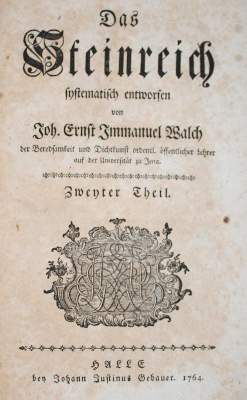 Bild Nr.1: 143-2005 Walch,J.E.I.: (Verschiedene Gebiete - Varia, Geologie - Mineralogie u. Paläontologie)