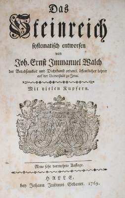 Bild Nr.2: 143-2005 Walch,J.E.I.: (Verschiedene Gebiete - Varia, Geologie - Mineralogie u. Paläontologie)