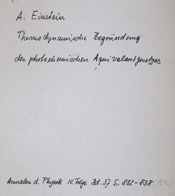 Bild Nr.1: 143-2044 Einstein,A.: (Verschiedene Gebiete - Varia, Physik)