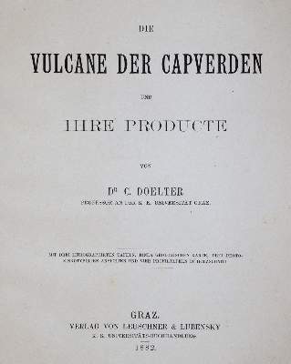 Bild Nr.1: 143-2072 Doelter,C.: (Verschiedene Länder - Geschichte, Vulkane)