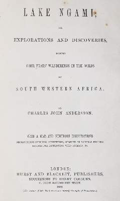 Bild Nr.1: 143-2076 Andersson,C.: (Afrika)