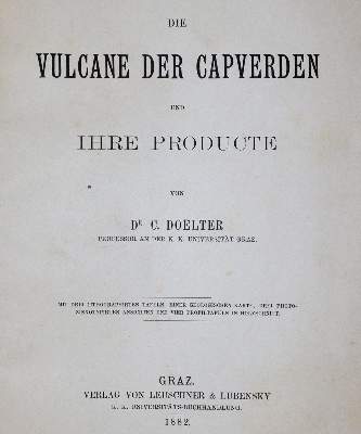 Bild Nr.1: 143-2079 Doelter,C.: (Afrika, Kapverden)